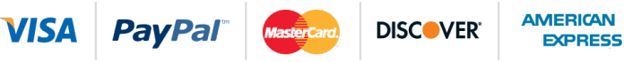Accepted credit cards